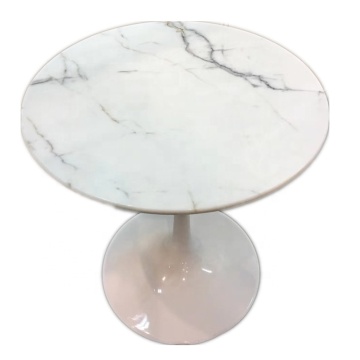 Jualan Panas Metal Statuario Marble Top Coffee Table