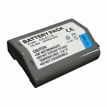 Replacement Camera Battery, EN-EL18, for Nikon D4 Camera Body