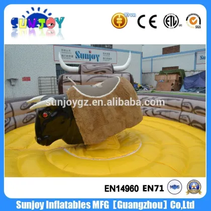 Inflatable Mechanical Bull / Inflatable Bull Pool Ride-on / Inflatable Bull Riding for Sale