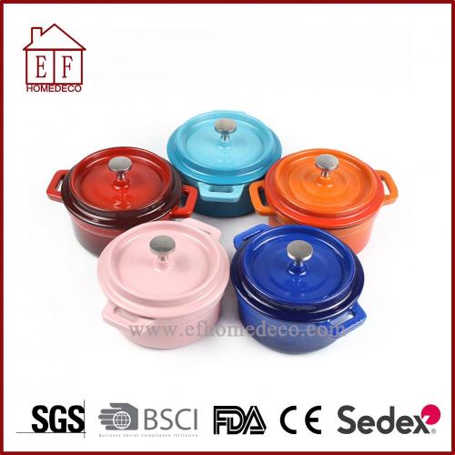 Cast-iron Mini Round Cocotte Set