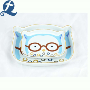 Fashion Popular Shaped Applique Ceramic Pet Bowl