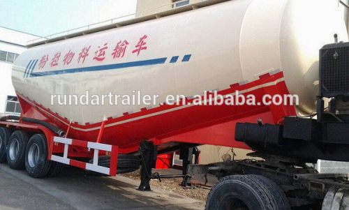 Low price best selling 3 axles 45 cbm bulk cement semi trailer