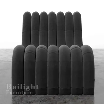 S-Shaped Love Sofa: Modern Designer Furniture