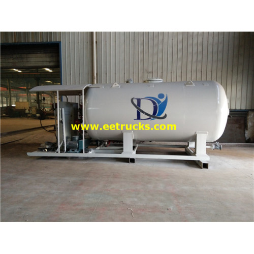 2500 Gallons 5ton di động Skid Propane cây