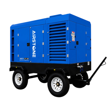 741CFM 290Psi Portable Diesel Driven Screw Air Compressor