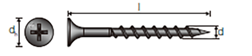 Collated Screws Coarse Thread