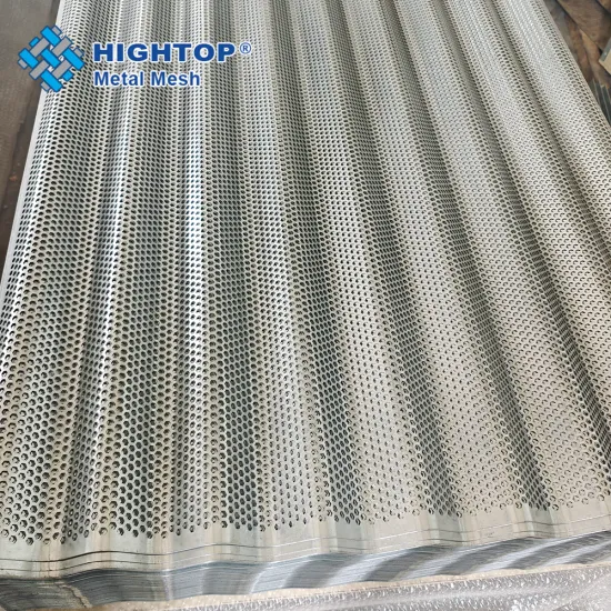 Perforated Metal Plates: Ss 304 & 316 Stainless Steel, Hexagonal Hole Pattern, 1mm Corrugated Honeycomb Design