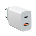 Chargeur rapide 18W 2 ports Type C QC3.0