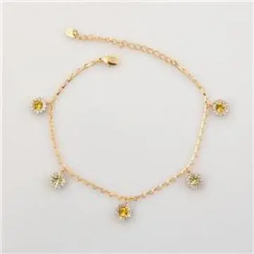 Fashion Anklet with Swarovski Stone