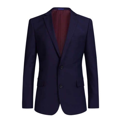 Traje de esmoquin Blue Blue Blue Blue Blazer de Business Casual