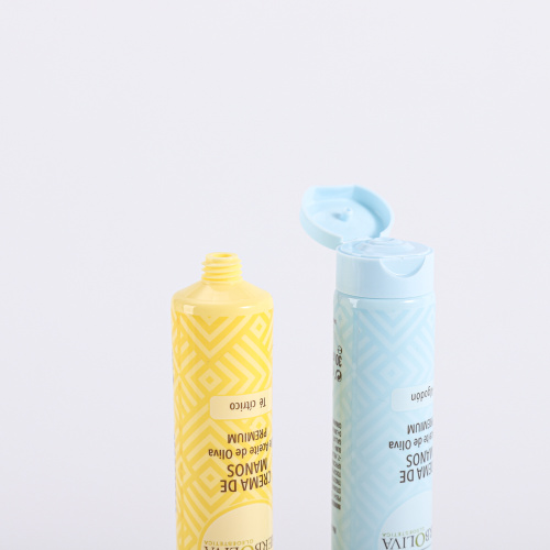 Skin care lotion soft plastic tube packaging