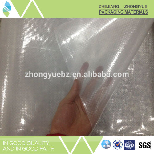 High transparent woven cloth insulation material for laminating film