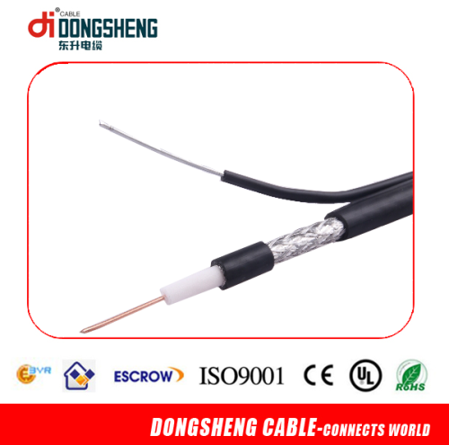 2016 New Style Good Quality (RG6-M) RG6 with Messenger Coaxial Cable