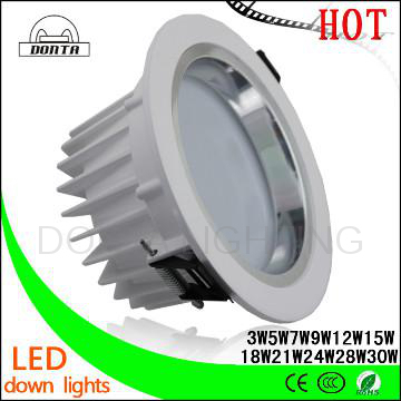 أدى 5 وات/7W/9W/12W/15W 240 فولت downlights مع ابيستار