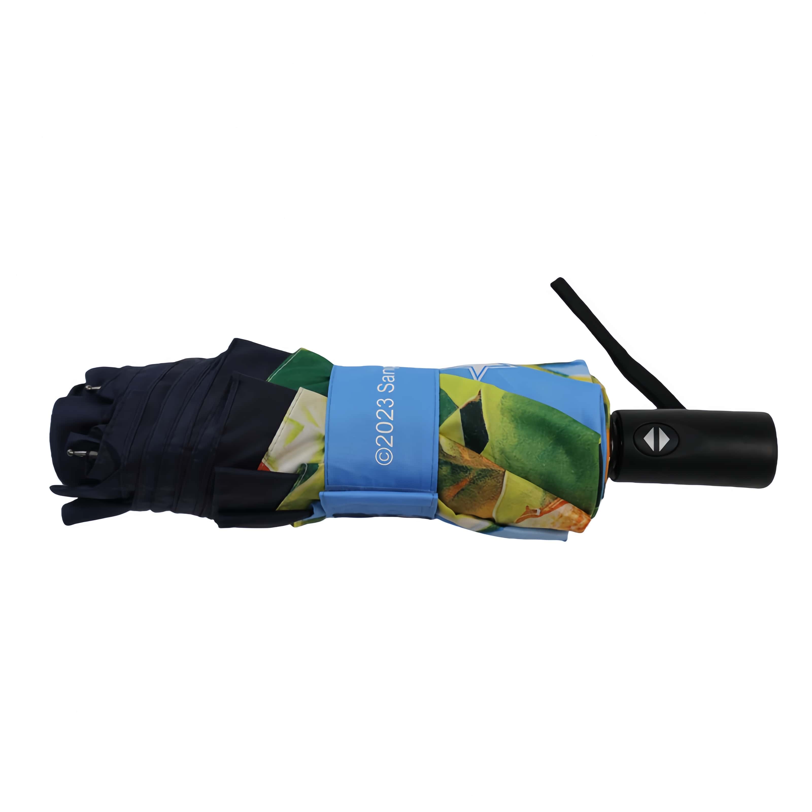 8 Ribs Double Layer Reversed Auto Umbrella