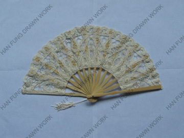 vintage victorian lace fan for wedding