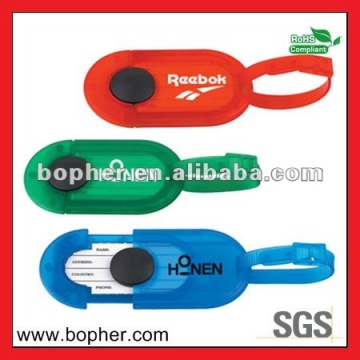 new designed fashional leather luggage tags favor