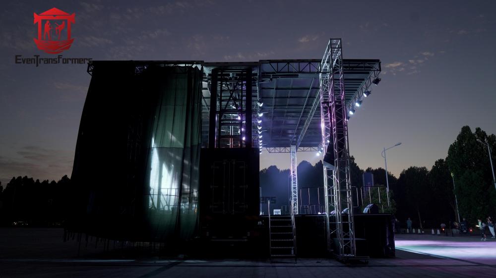 14x12x8m Mobile Retractable Stage