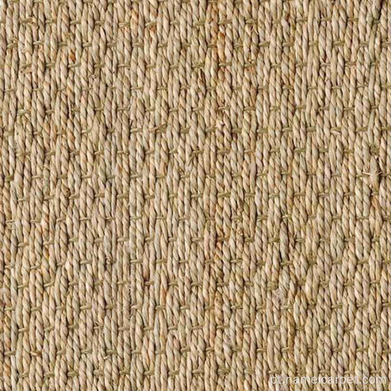 Rolo de carpete de palha de fibra natural