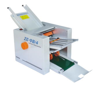 Two Fold/Four Fold Office Desktop Paper Flyers Folding Machine