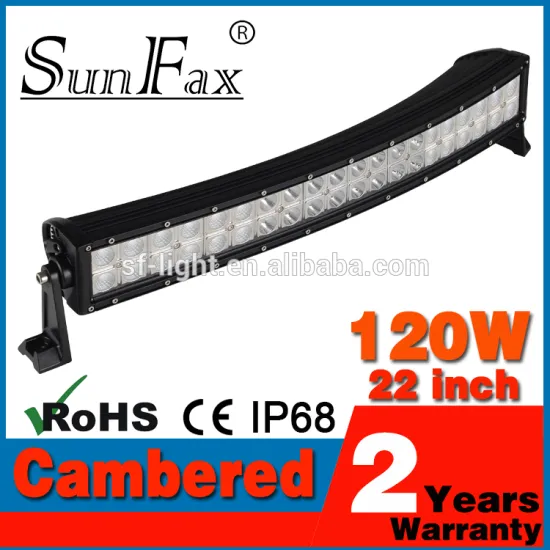 Auto led lighting curved 22inch 120w spot led driving light/Flood /combo beam
