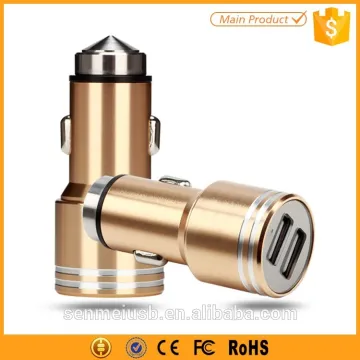 China Manufacturer Dual USB Car Charger Adapter New Year Wholesale USB Car Charger Adapter