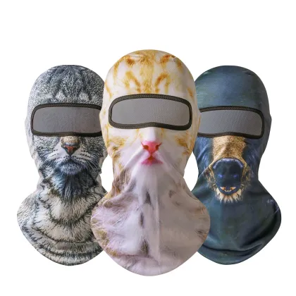 3D Printed Cycling Mask Sunshade Balaclava