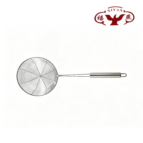 Professional Large Handle Flat Bottom Colander for Kitchen