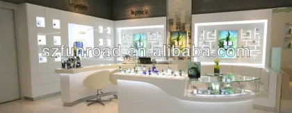 Famous brand elegant perfume display cabinet