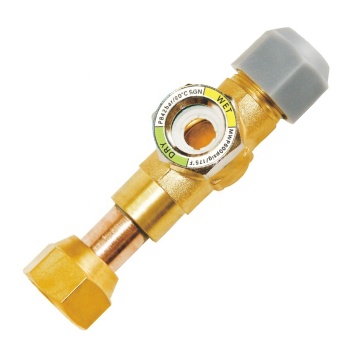 Refrigeration SGN-SAE Solder Welding copper Brass Flare Oil Level HVAC system ODF R134a R22 R410 Sight Glass