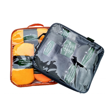 9 PCS Wash Car &amp; Detailing Tool Kit: Spons, Sarung Tangan, Handuk, dan Sikat