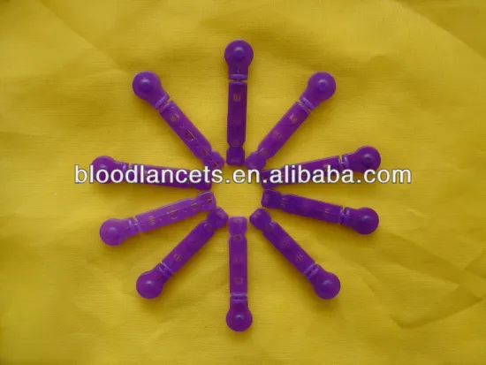 Flat blood lancet