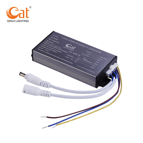 Lithium ion battery emergency driver for panel LED