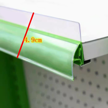 Plastic Supermarket Shelf Tag Data Strip Label Holder for Retail Stores
