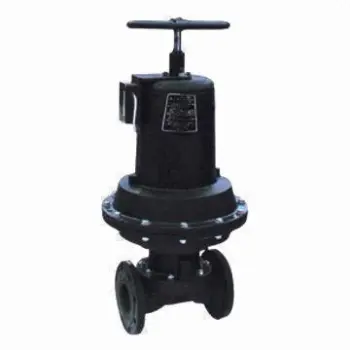 British Standard Pneumatic Diaphragm Valve with Rubber Lining Fluorine Butterfly (Often Closed)