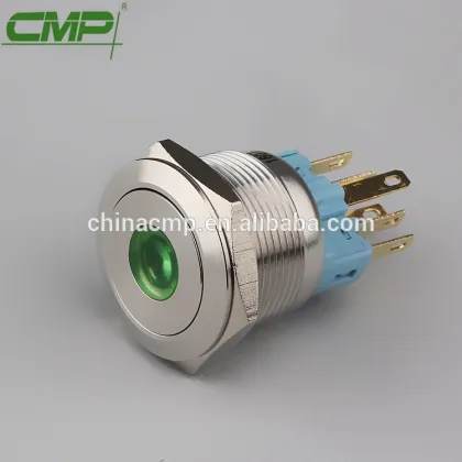 CMP 22mm stainless steel led honeywell switch 12v led push button