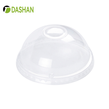 Custom Transparent PET Cold Drink Cups with Dome Lids - 93mm to 115mm