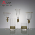 Ato Diamond Glass Champagne Glass القابلة لإعادة الاستخدام