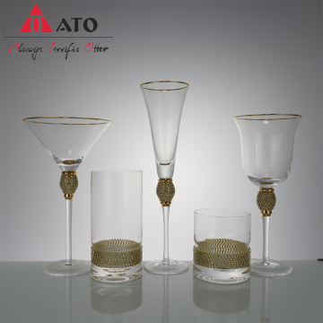 ATO Diamond Glass Champagne Verre réutilisable