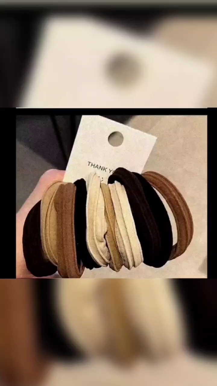 Soft and Elastic Polyester Hair Bands Without Tugging