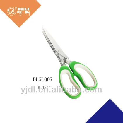good quality 8 inch Household five blades Herb scissors