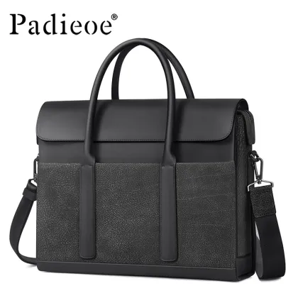 Padieoe men bag briefcase computer bag messenger handbag purses jobs