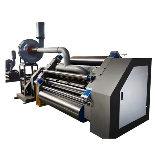 Type E Flute Corrugated Carton Production Machine: Fingerless Single Facer for 2 Ply Cartons