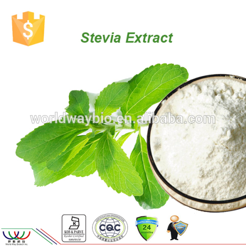 Natural sweetener free sample HACCP FDA Kosher cGMP Rebaudioside A stevioside RA stevia extract