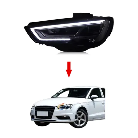 XT Upgrade for Audi A3 2014-2017 LED Headlight Assembly Plug and Play
