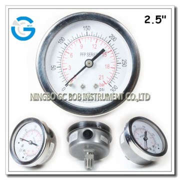 DIN outside bayonet ring pressure guages
