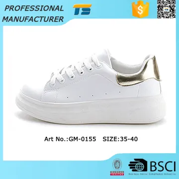 Woman New Designs 2016 White Casual Sneakers