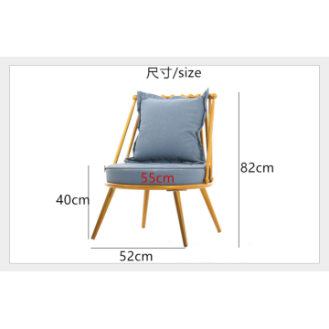 Nouvelle chaise de fer de loisirs de cadre en métal de conception