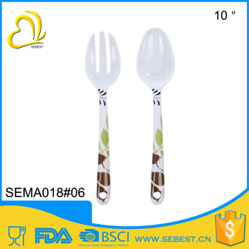 hot selling durability plastic tableware melamine spoon and fork