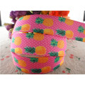17102522,New arrival 7/8" (22mm) 10 yards/lot pineapple printed grosgrain ribbons cartoon ribbon DIY handmade materials